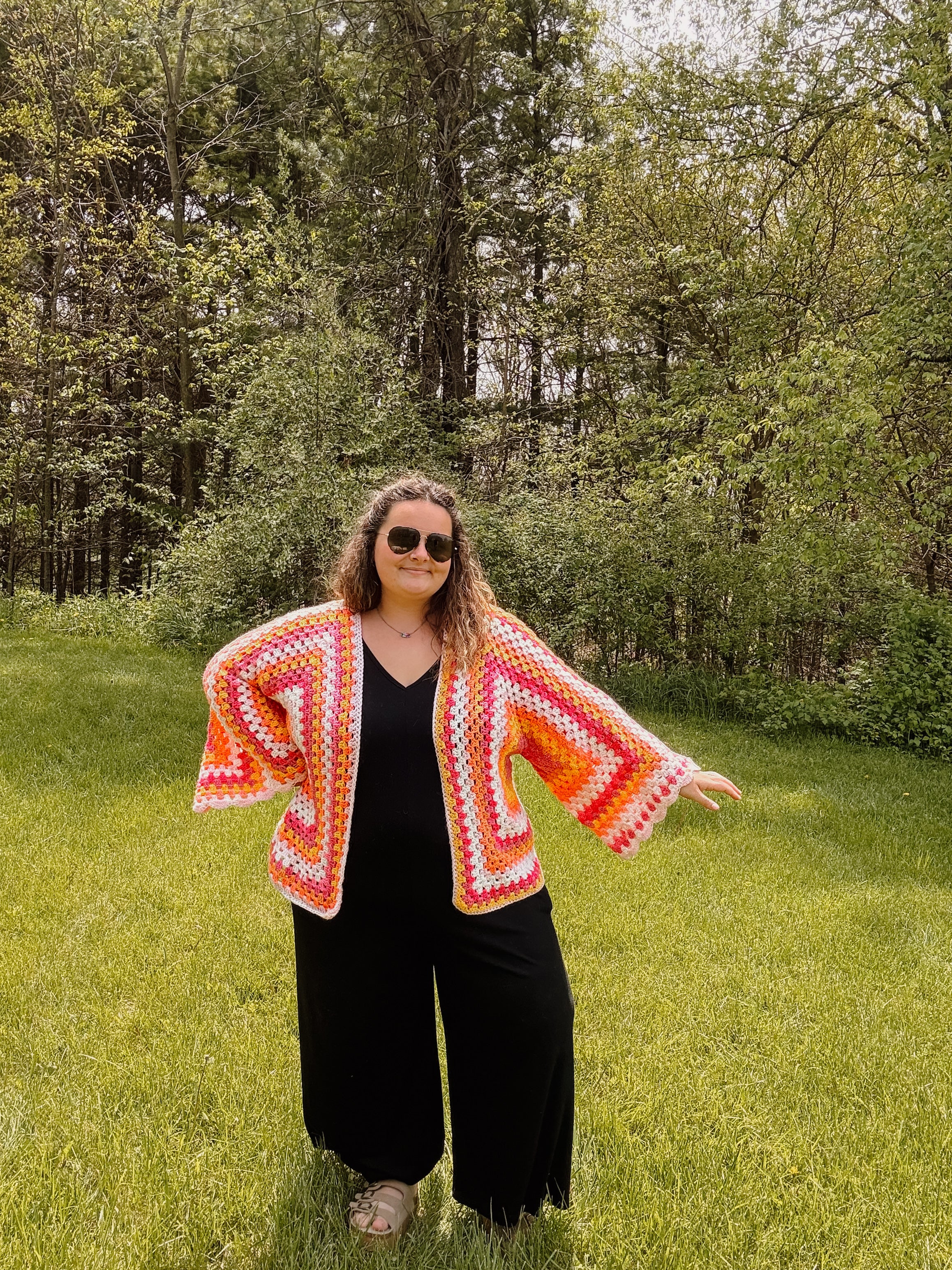 Tulip Hexagon Cardigan XL/XXL