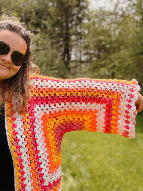 Tulip Hexagon Cardigan XL/XXL